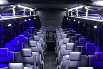 Pawtucket Charter Bus Interior
