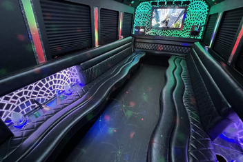 Pawtucket Limo Bus Interior